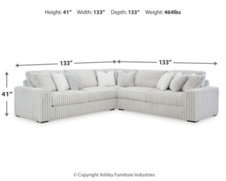 stupendous 3 piece sectional