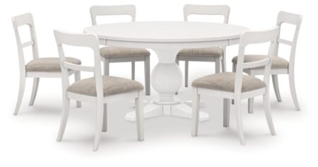 greddinton dining table and 6 chairs