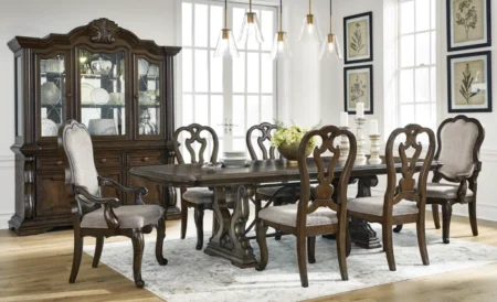 maylee dining table and 6 chairs