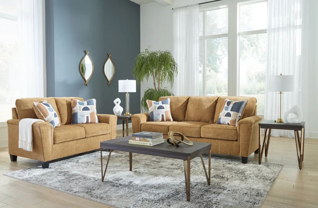 erinslane sofa and loveseat in honey pkg020894 3